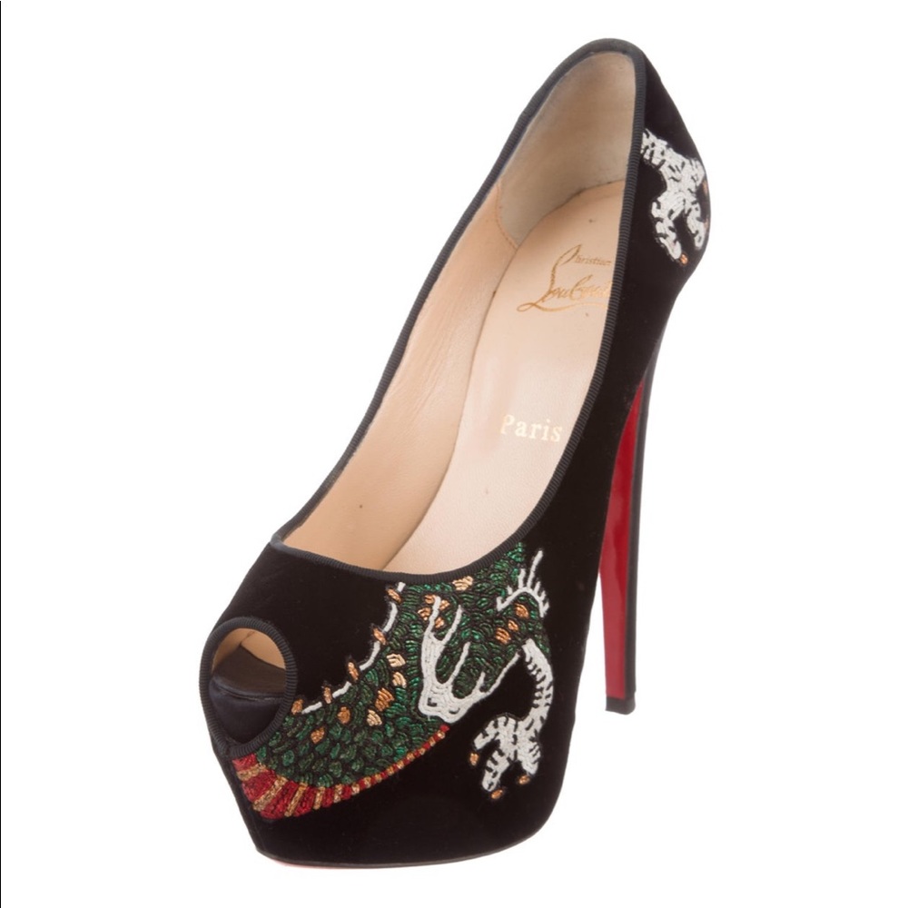 Christian Louboutin Dragon Highness 160 Pumps
